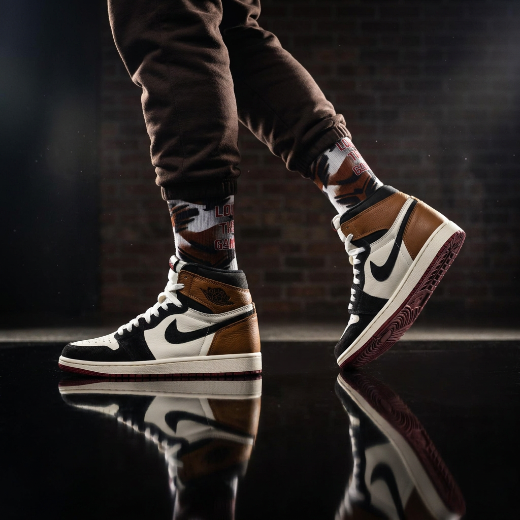 Nike Air Jordan 1 High OG 'Love The Game' Matching Socks