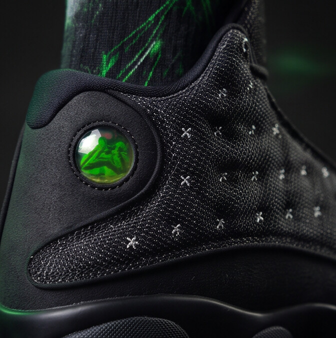 Socks to match Jordan 13 'Wings'
