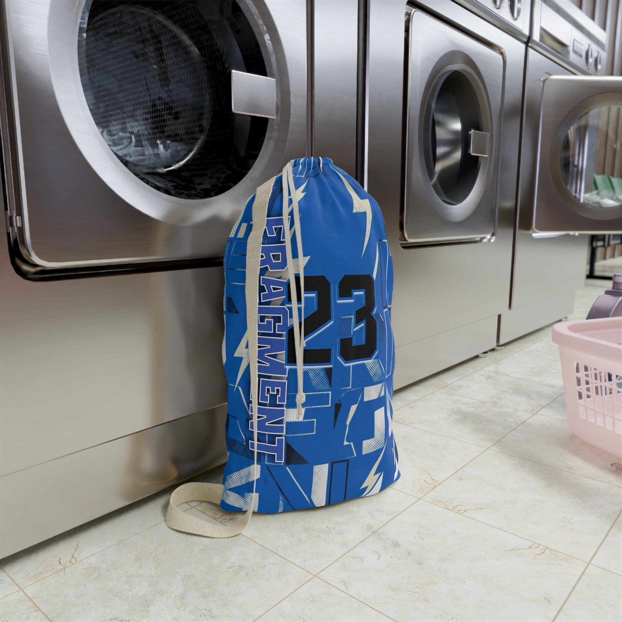 Matching Sneaker Travel Bag for Fragment Design x Travis Scott Jordan 1 Low OG Sail Military Blue Inspired Design