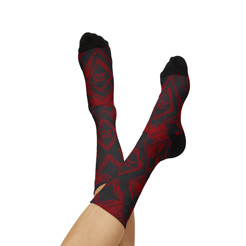 Matching Socks for Jordan 12 Retro Flu Game 2016 Inspired Design