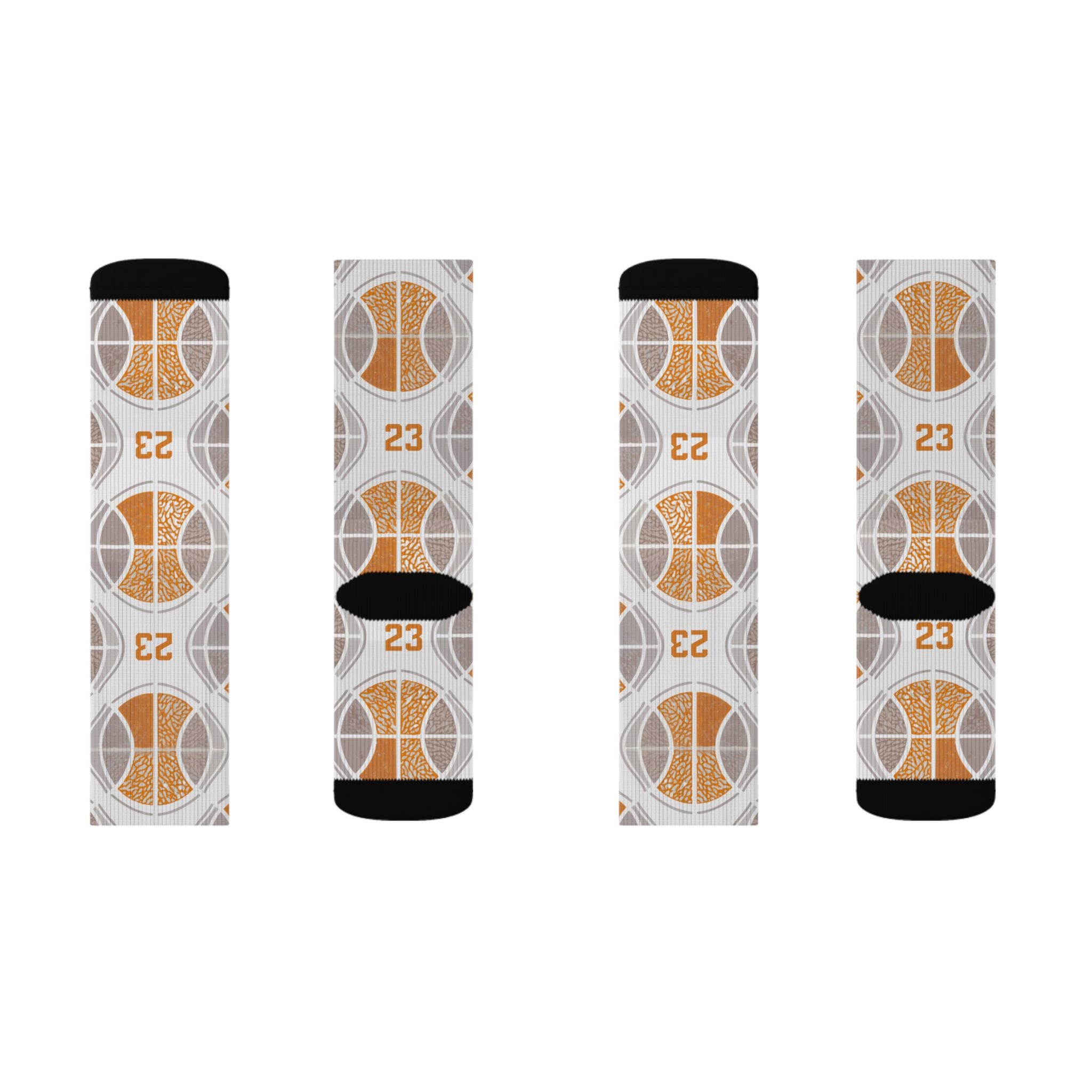 Wmns Jordan 3 Orange Citrus matching Crew Socks | Fresh Urban Basketball Streetwear