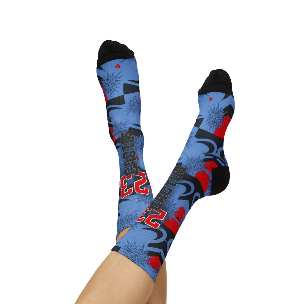 Matching Socks for Travis Scott x Jordan 4 Retro Cactus Jack Inspired Design