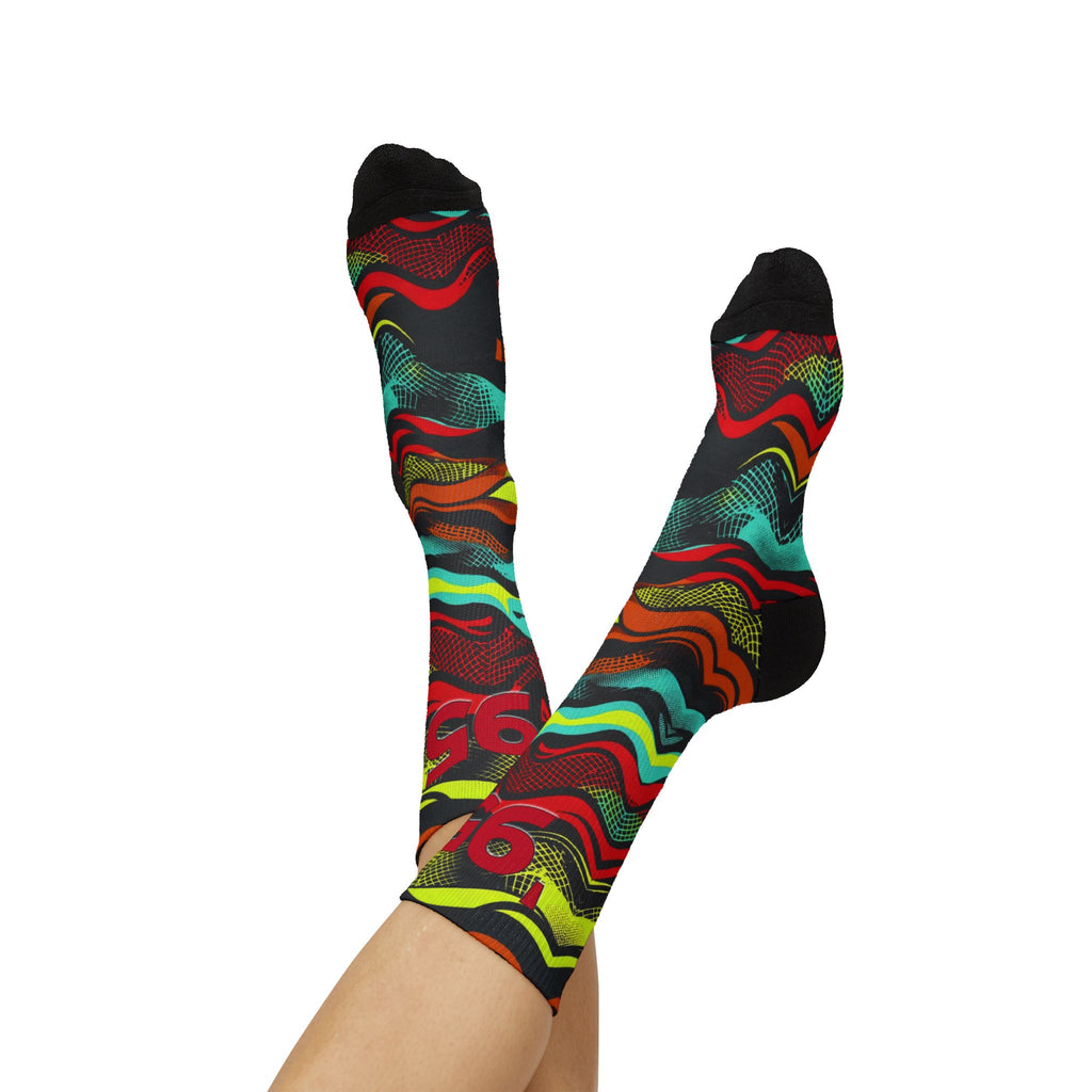 Socks to match Air Max 95 Big Bubble PRM matching Crew Socks | Y2K Rave Energy