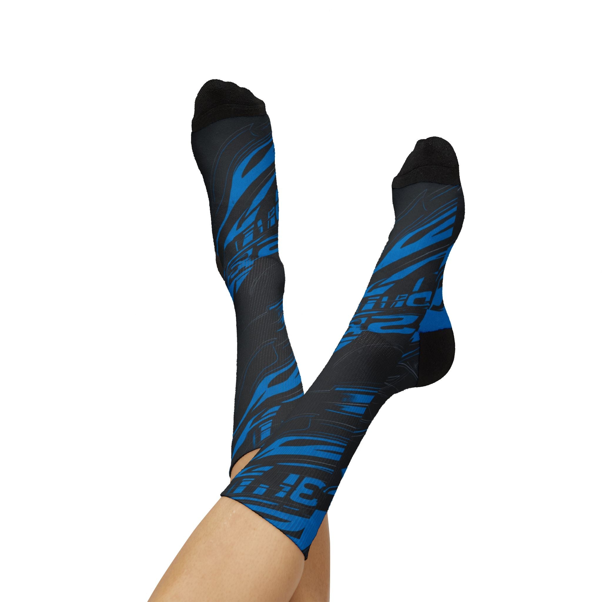 Socks to match Jordan 14 Retro 'Black University Blue' 2026 matching Crew Socks | Ferrari Racing Inspired Championship Streetwear