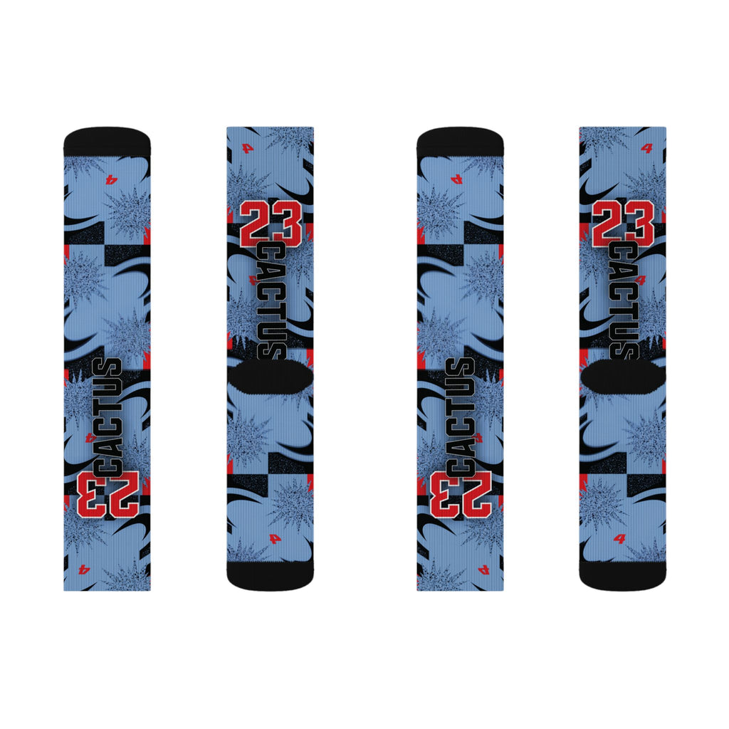 Matching Socks for Travis Scott x Jordan 4 Retro Cactus Jack Inspired Design