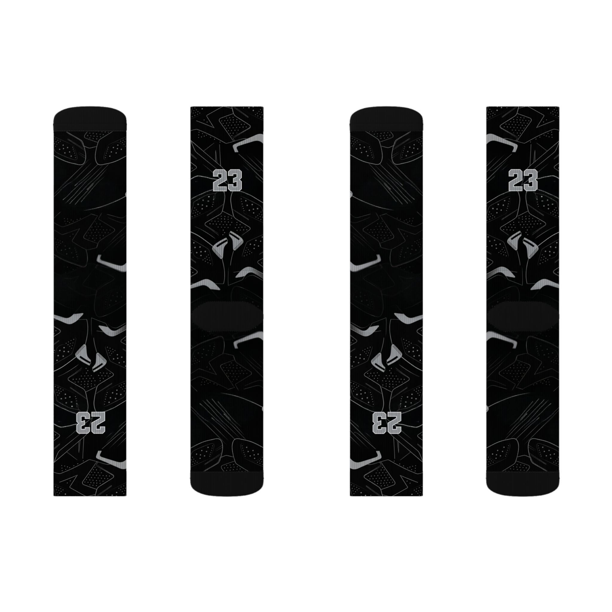 Jordan 6 Retro Cap and Gown matching Crew Socks | Black Graduation Achievement