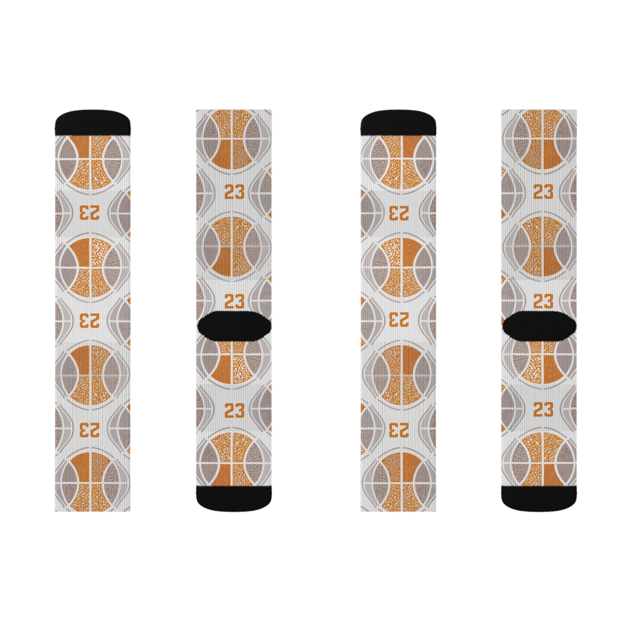 Wmns Jordan 3 Orange Citrus matching Crew Socks | Fresh Urban Basketball Streetwear