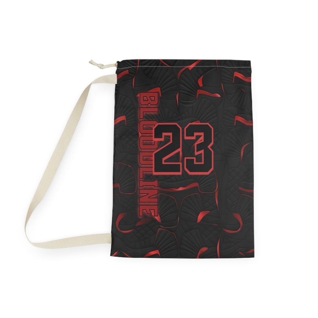 Sneakerhead travel bag for Jordan 12 Bloodline inspired shoes - My Matching Socks