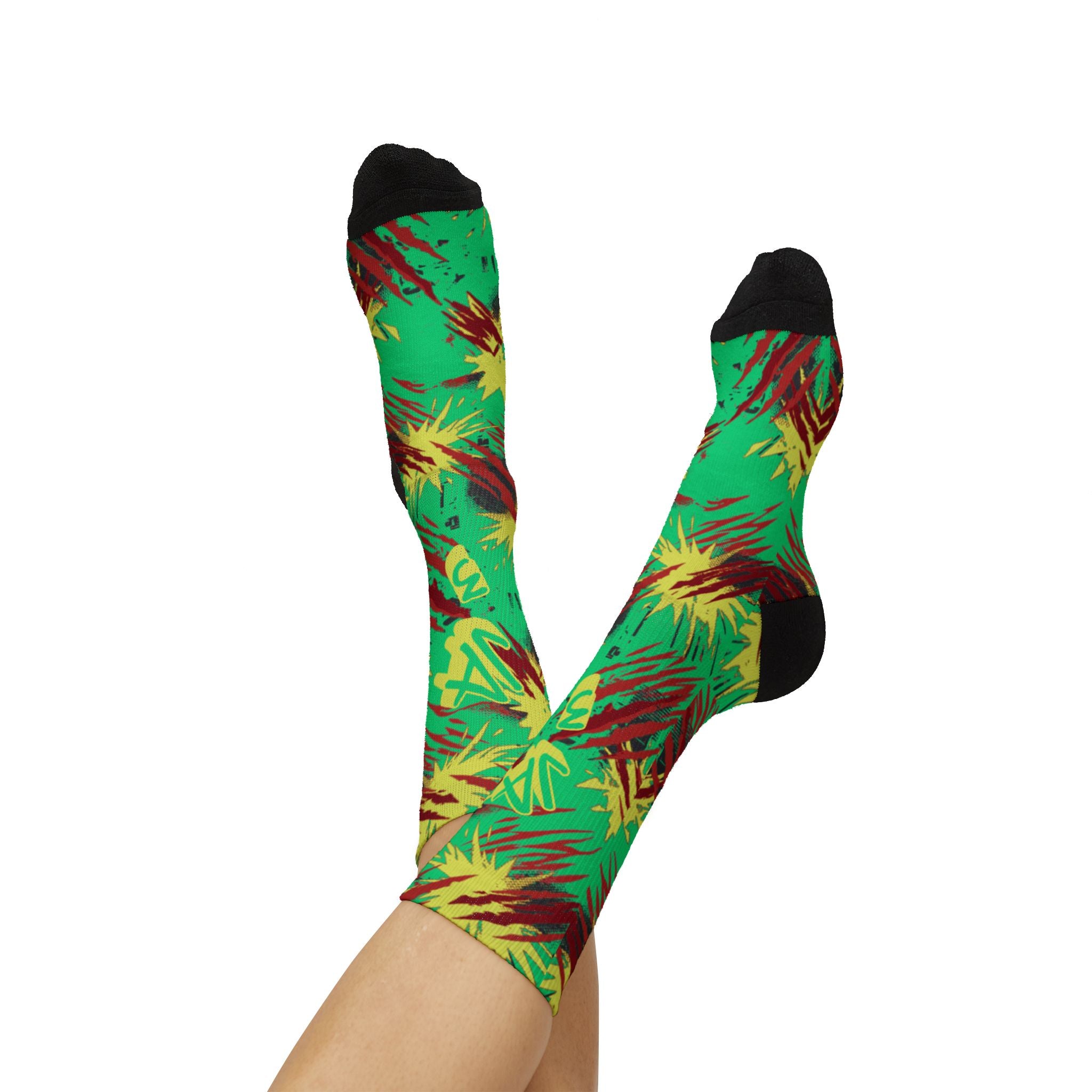 Socks to match Ja 3 Explorer Matching Crew Socks | Prehistoric Basketball Streetwear