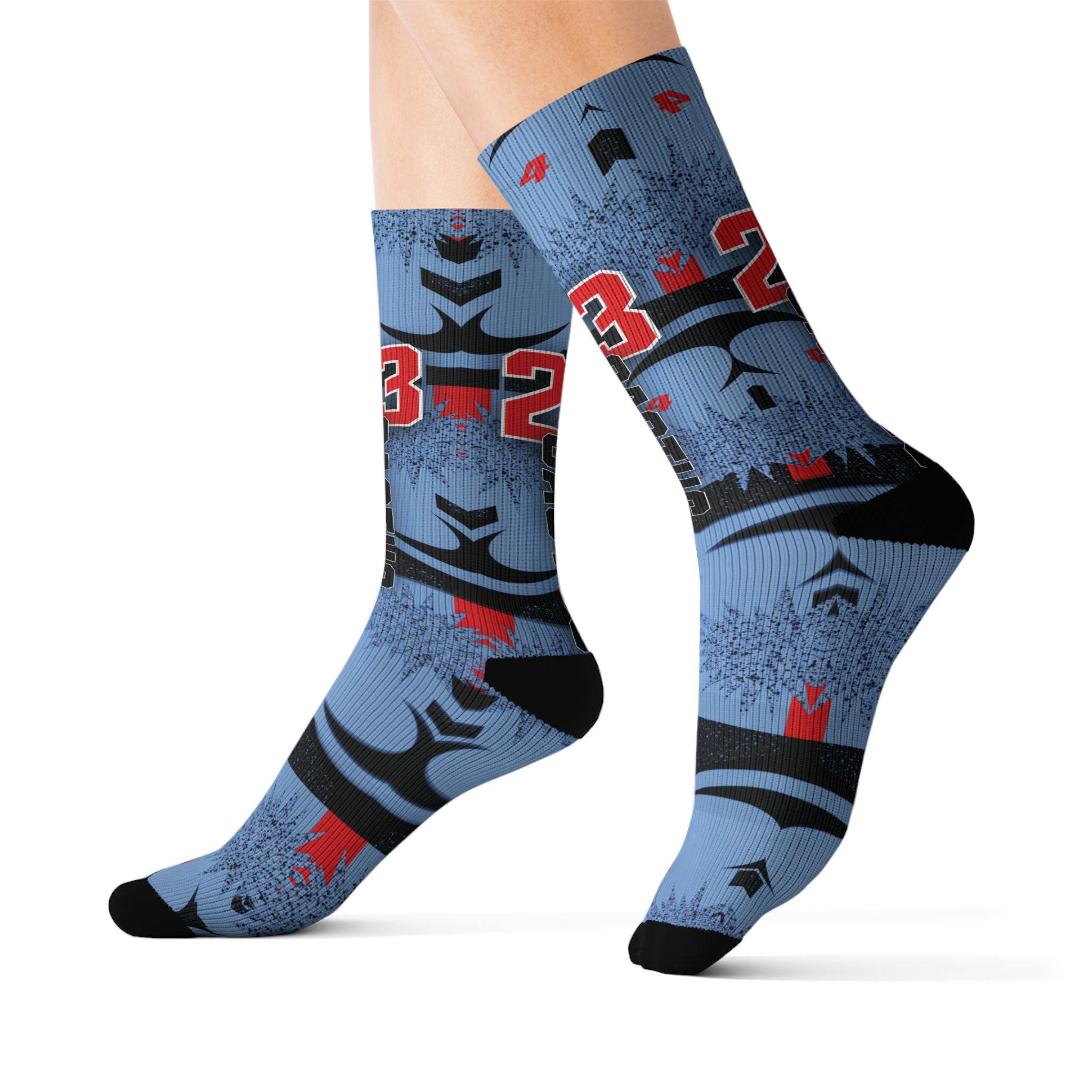 Matching Socks for Travis Scott x Jordan 4 Retro Cactus Jack Inspired Design