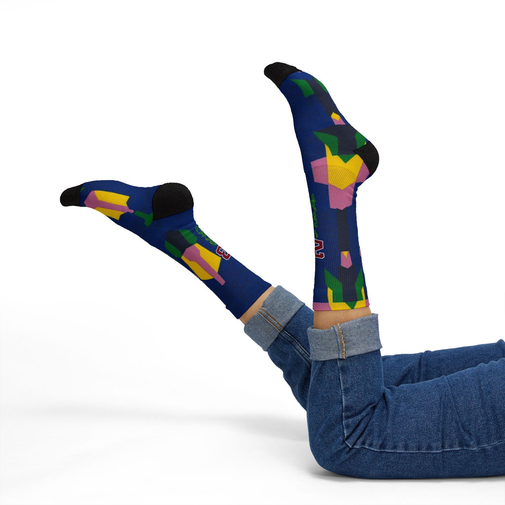 Matching Socks for Jordan 3 Retro Brazil Inspired Design