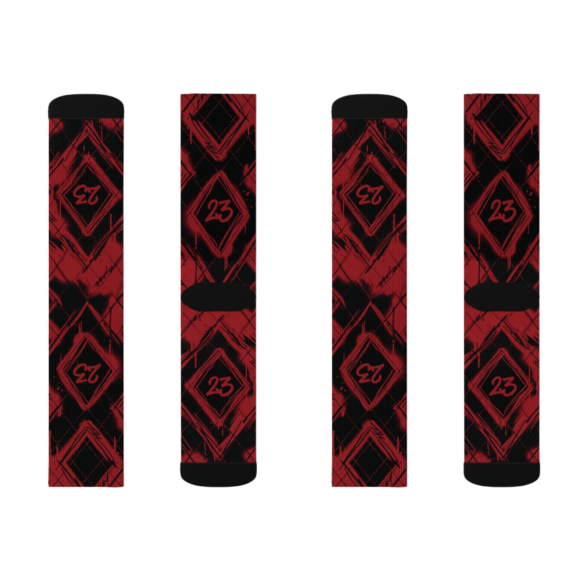 Matching Socks for Jordan 12 Retro Flu Game 2016 Inspired Design