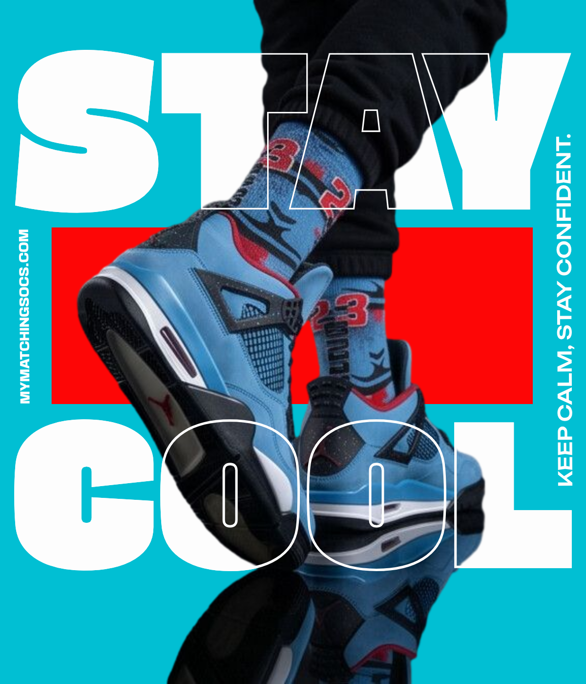 Collection banner mobile for My Matching Socks sneaker socks collection